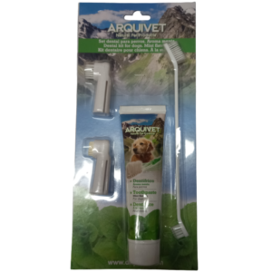 Crema y Cepillos de Dientes para Perros