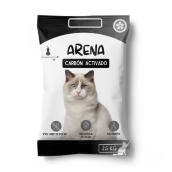 Arena Carbon Activo Calabaza Pets